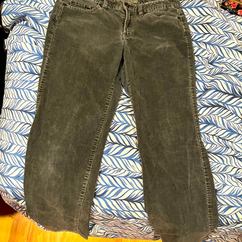 Ann Taylor loft grey cordarorys so cute size 6petite